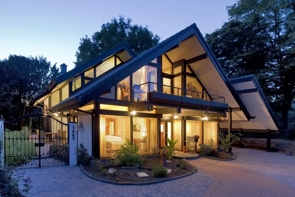 Timber-frame house